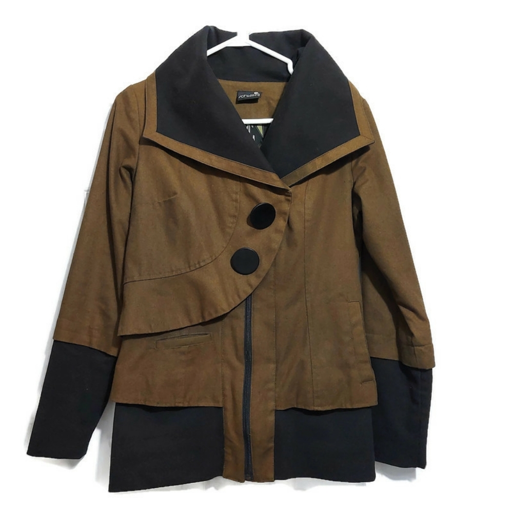 Schwiing Two Toned Army Green and Black Xs
